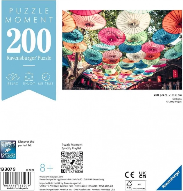RAVENSBURGER Puzzle Moment: Paraplu's 200 stukjes