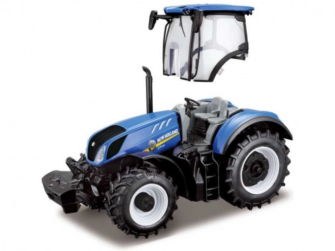 Boerderij Tractor New Holland met paardentrailer