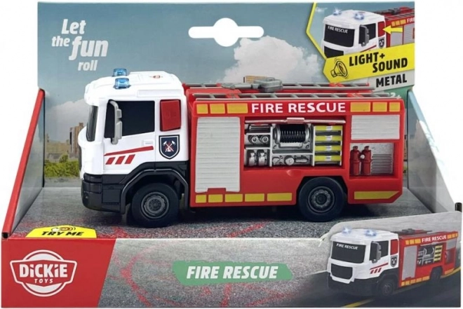 Brandweerauto met vrijloop en lichtfunctie