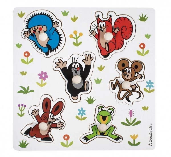 Detoa Houten inlegpuzzel Kleine Mol