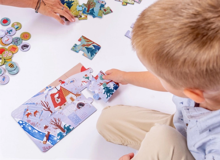 Grote en stevige stukken voor kleine handjes