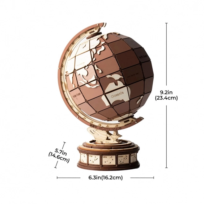 3D houten puzzel Rolife Globe