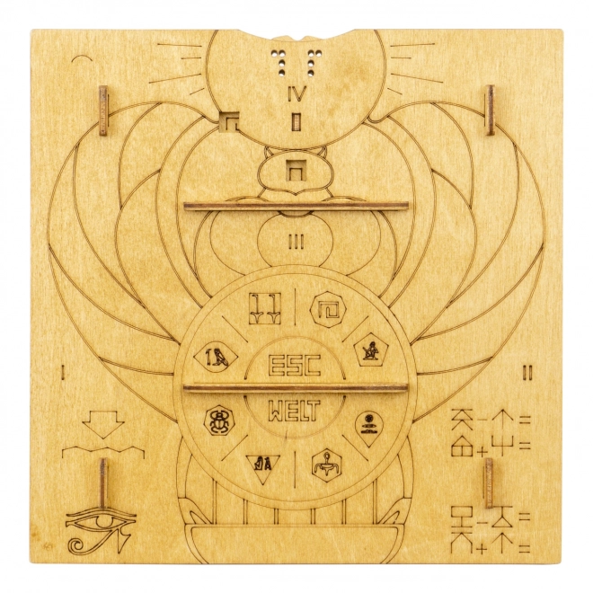 EscapeWelt 3D houten mechanische puzzel Pyramide