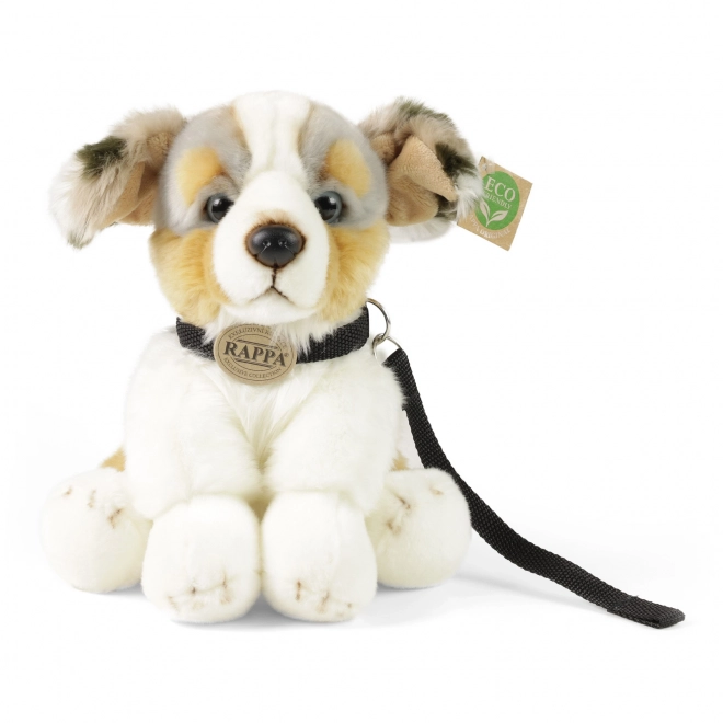 Pluchen hond Australische herder met lijn 28 cm ECO-FRIENDLY