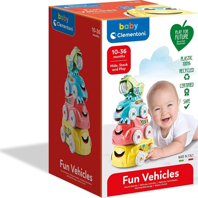 CLEMENTONI BABY Stapelgrappige Voertuigen (Play For Future)