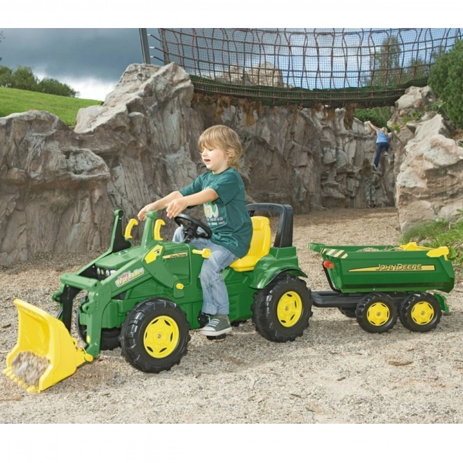 Rolly Toys aanhanger met kiepbak John Deere