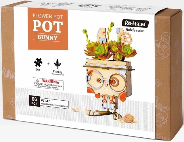 DIY Bloempot Konijn