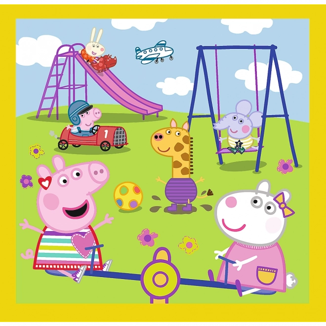 Puzzel 3v1 - Peppa Pig