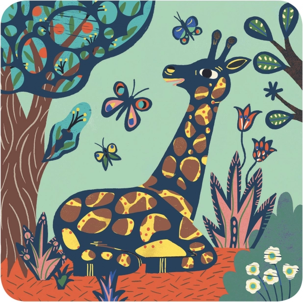 Krassen schilderijen Jungle Dieren Djeco
