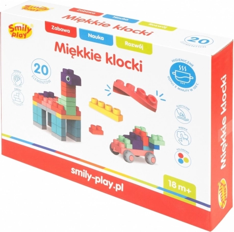 zachte bouwblokken – set van 20 stuks