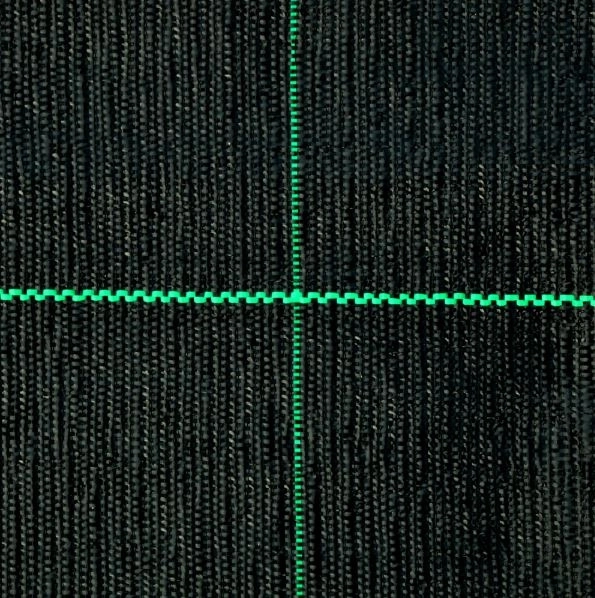 zwarte agrotextiel 160 cm x 50 m UV 90g met ankers