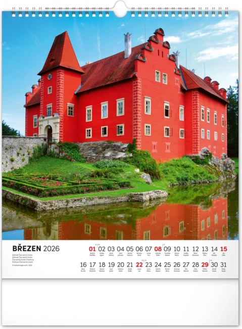 Wandkalender Tsjechische Republiek 2026