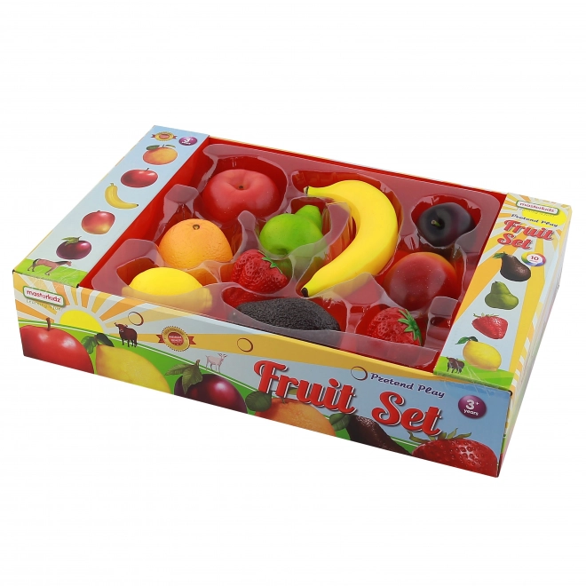 Realistisch fruitset voor de keuken, 10-delig