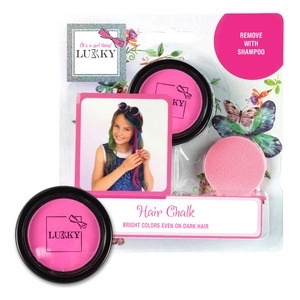 Lukky haarkrijt met applicator fuchsia