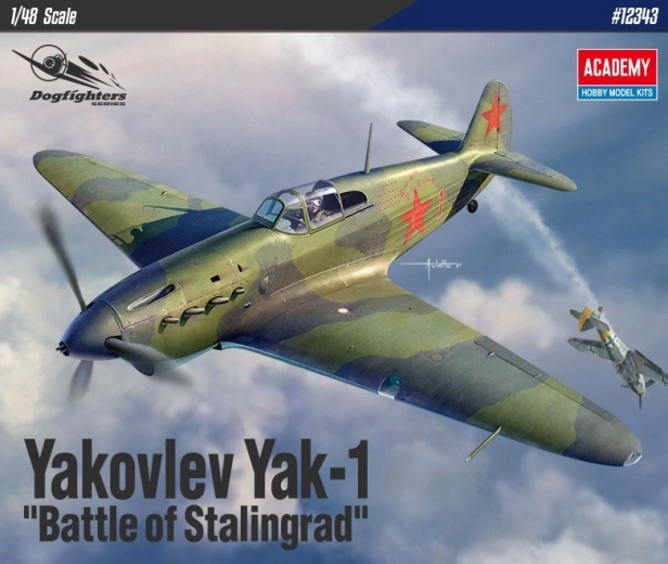 plastic model yakovlev yak-1 – slag om stalingrad