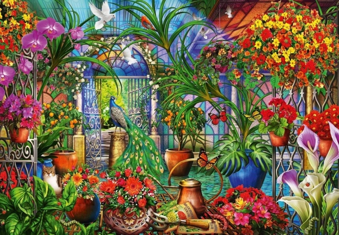 Puzzel Tropische Kas 1000 stukken