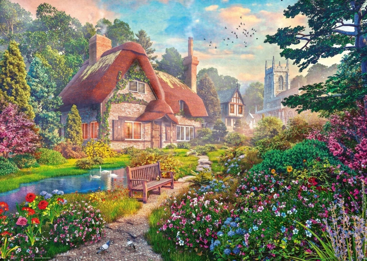 Ravensburger puzzel paradijs in het hart van de natuur 1000 stukjes