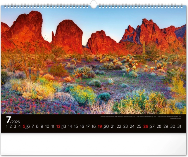 Wandkalender Landschappen 2026