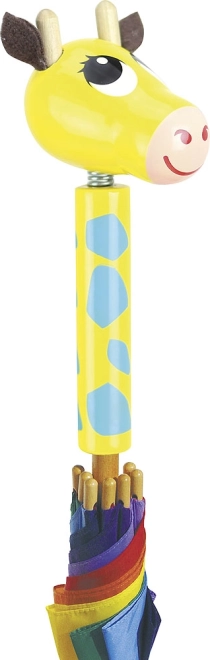 Kinderenparaplu met giraffehandvat VILAC