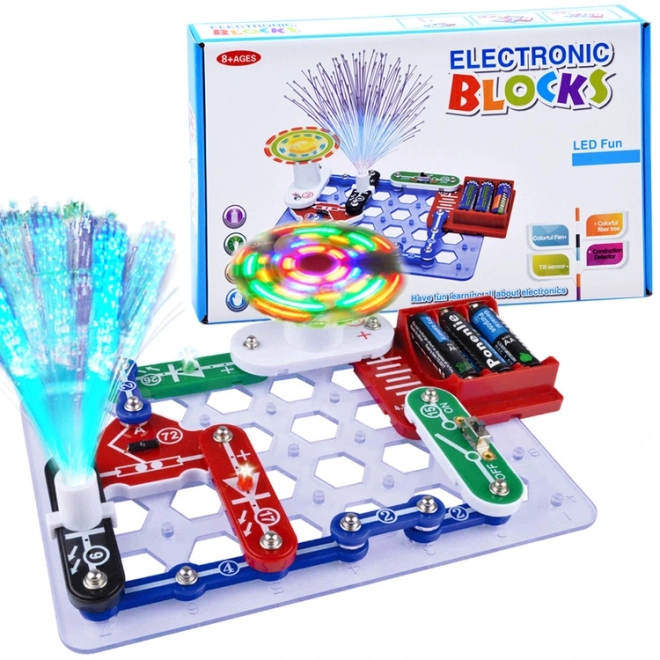 Educatieve lichtgevende set voor jonge elektronica
