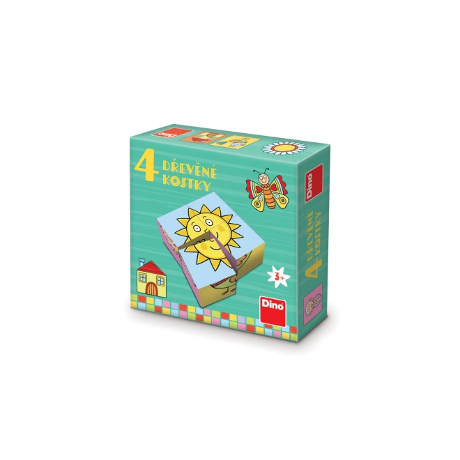 Dino Blokjes voor de kleinste kinderen 4 stuks