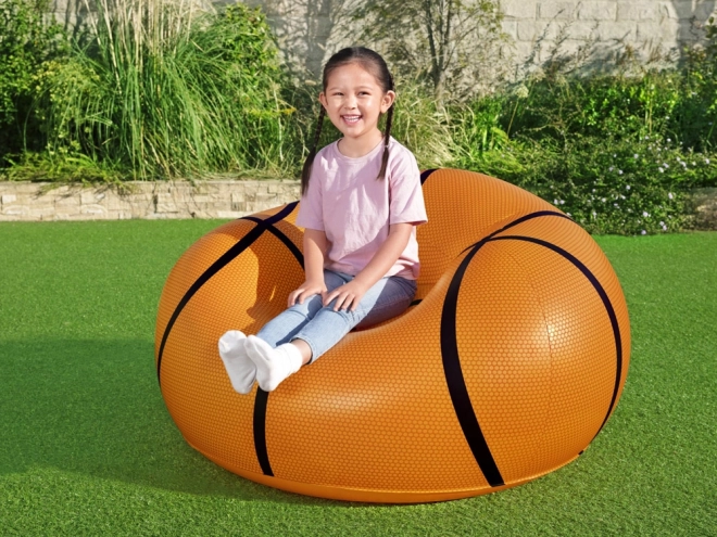 Opblaasbare kinderstoel basketbalbal
