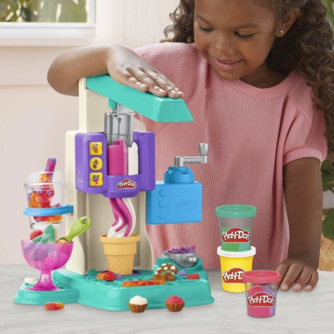 Play-doh gebogen ijssalon