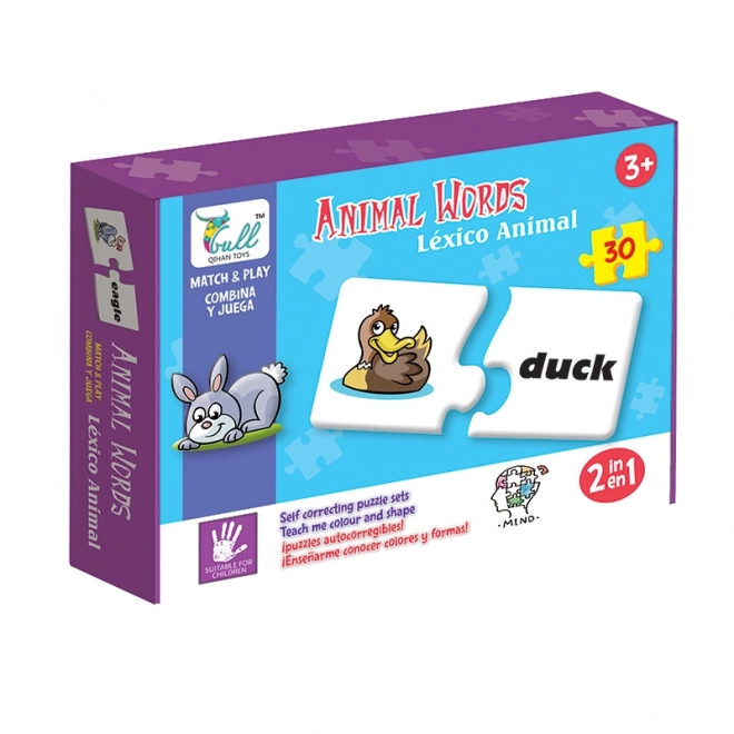 Educatieve puzzel dieren