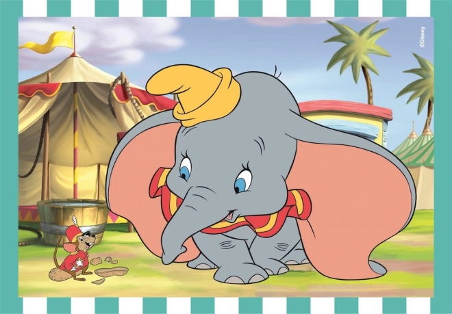 Puzzel 4in1 Super Kleur Disney Klassiek