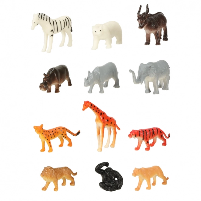 Dierenfiguren - mix van 48 stuks