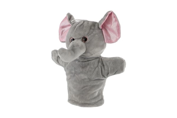 Pluchen handpop dier 24 cm