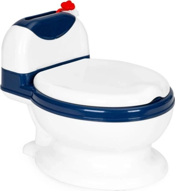 ECOTOYS Potje - Kinder toilet - wit, blauw