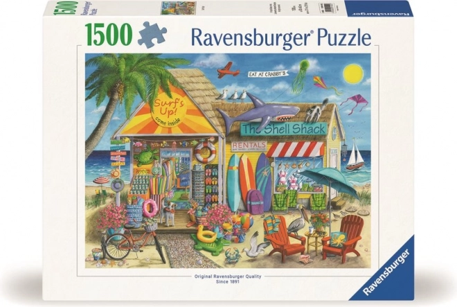 Ravensburger puzzel Surfersstand 1500 stukjes
