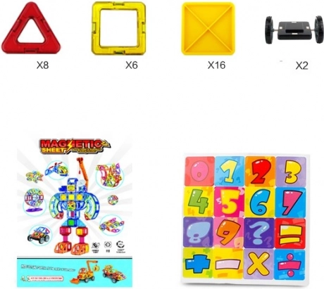 Magnetische bouwset voor kinderen, 32 stuks