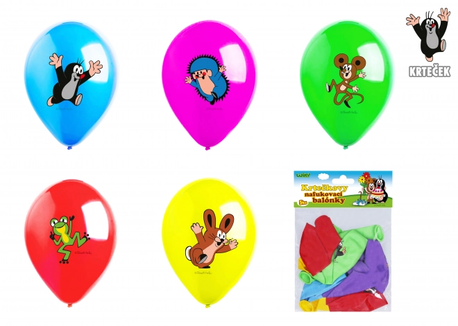 Opblaasbare ballon Molletje en vrienden 30 cm - set van 5 stuks
