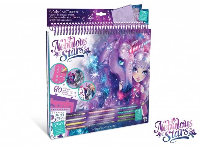 Nebulous Star kleurboek - paars