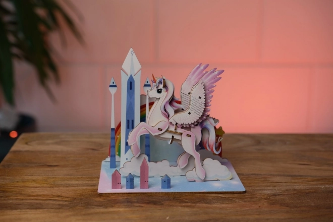 3D houten puzzel Eenhoorn