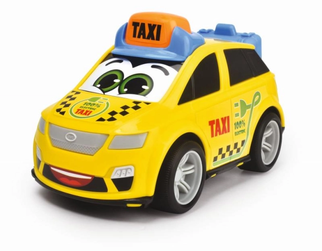 Vrolijke gele taxi