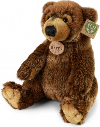 Rappa pluchen bruine teddybeer 24 cm eco-friendly
