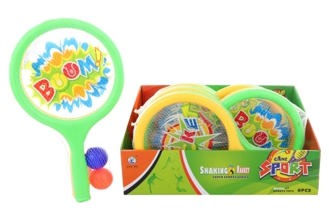 Rackets met ballen 6/st