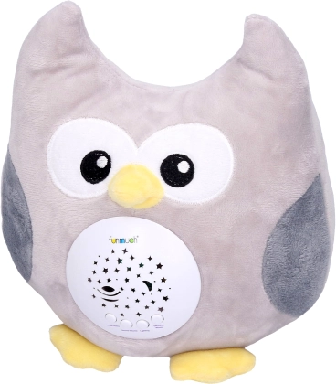 Slaaphulp met projectie voor baby’s – Uil
