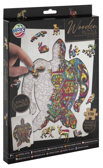 MOXY contourpuzzel schildpad 130 stukjes
