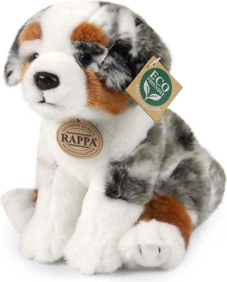 Rappa pluchen hond Australische herder 23 cm eco friendly