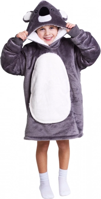 Warme tv-hoodiedeken voor kinderen Cozy Noxxiez Koala