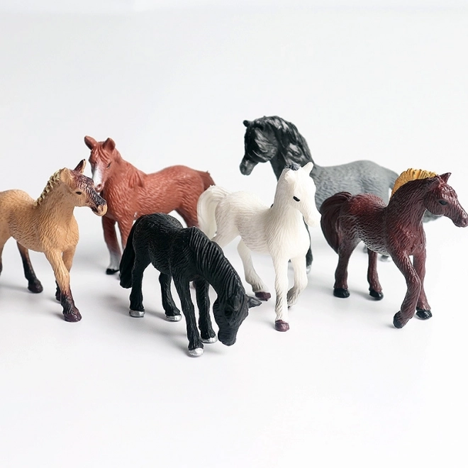 Set van figuren WOOPIE Paarden 16 stuks
