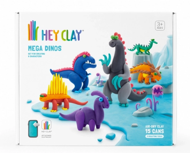 Hey Clay Mega Dinosaurussen set