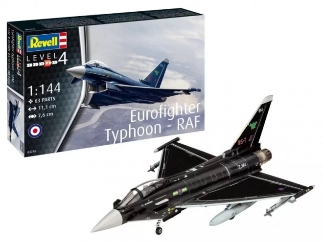 Plastic model van vliegtuig Eurofighter Typhoon RAF 1/144