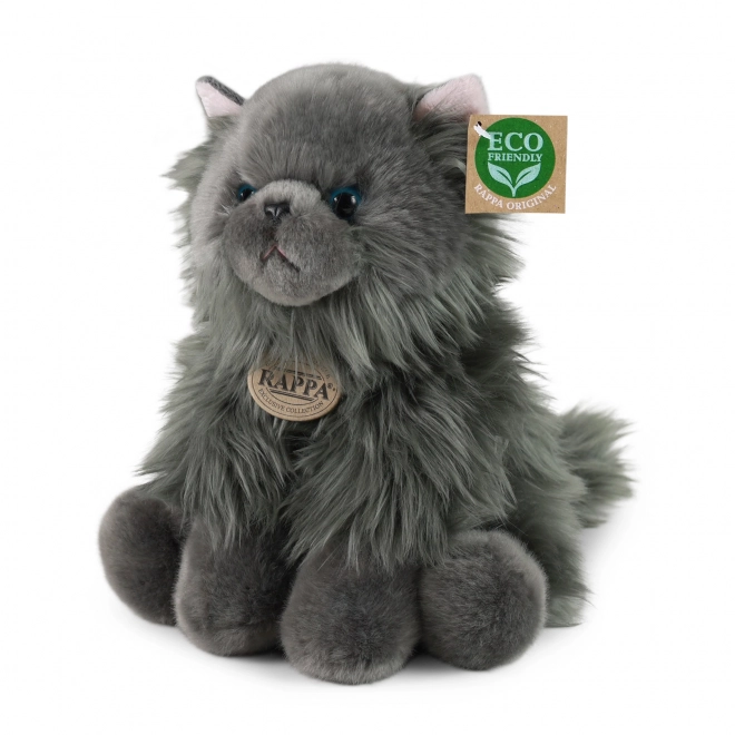 Rappa Pluche Britse kat zittend 30 cm ECO-VRIENDELIJK
