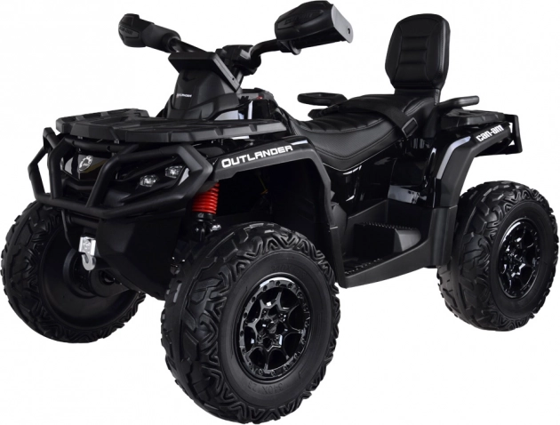 Elektrische kinderquad CAN-AM OUTLANDER 4x4 met LED‑paneel 24V – zwart