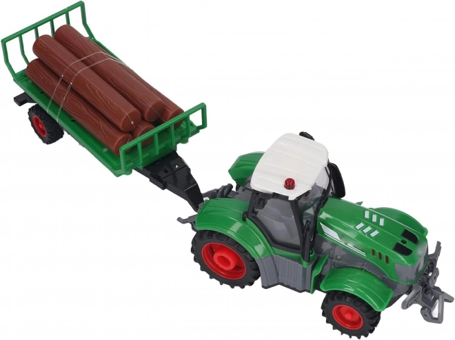 Tractor met aanhanger op afstandsbediening 1:24